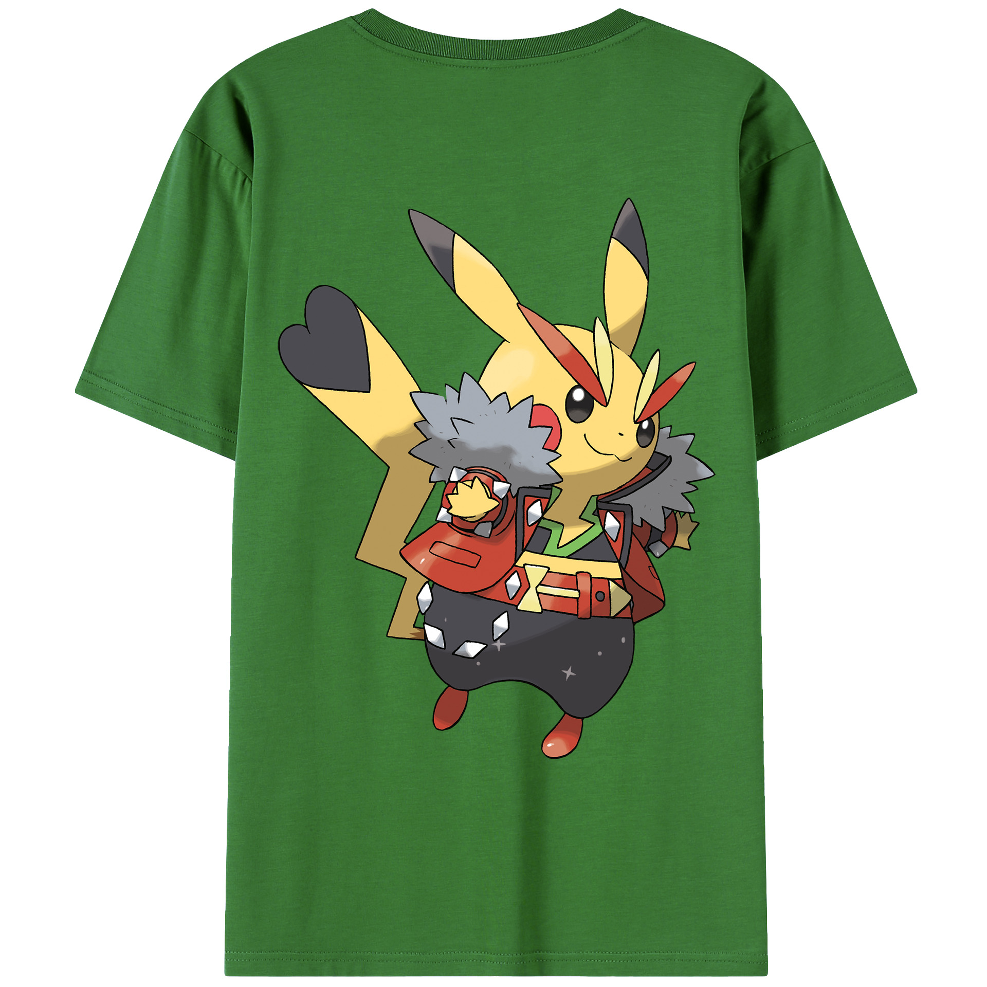 （画像用） ポケットモンスター Pokémon レディース半袖Tシャツ(バックプリント)